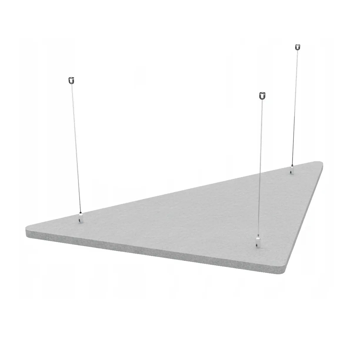 Suspended Ceiling Panels - Acoustic Felt TRIANGLE on white background Decormania UK
